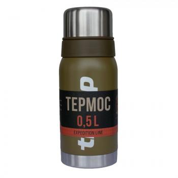 1 629 р. Термос TRAMP Expedition line 0,5 л., Оливковый  trc-030-6050  с доставкой в г. Воронеж. Увеличить фотографию 1
