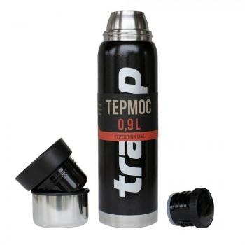 1 979 р. Термос TRAMP Expedition line 0.9 л., Черный  trc-027-9009  с доставкой в г. Воронеж. Увеличить фотографию 2