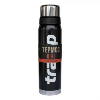 1 979 р. Термос TRAMP Expedition line 0.9 л., Черный  trc-027-9009  с доставкой в г. Воронеж. Увеличить фотографию 1