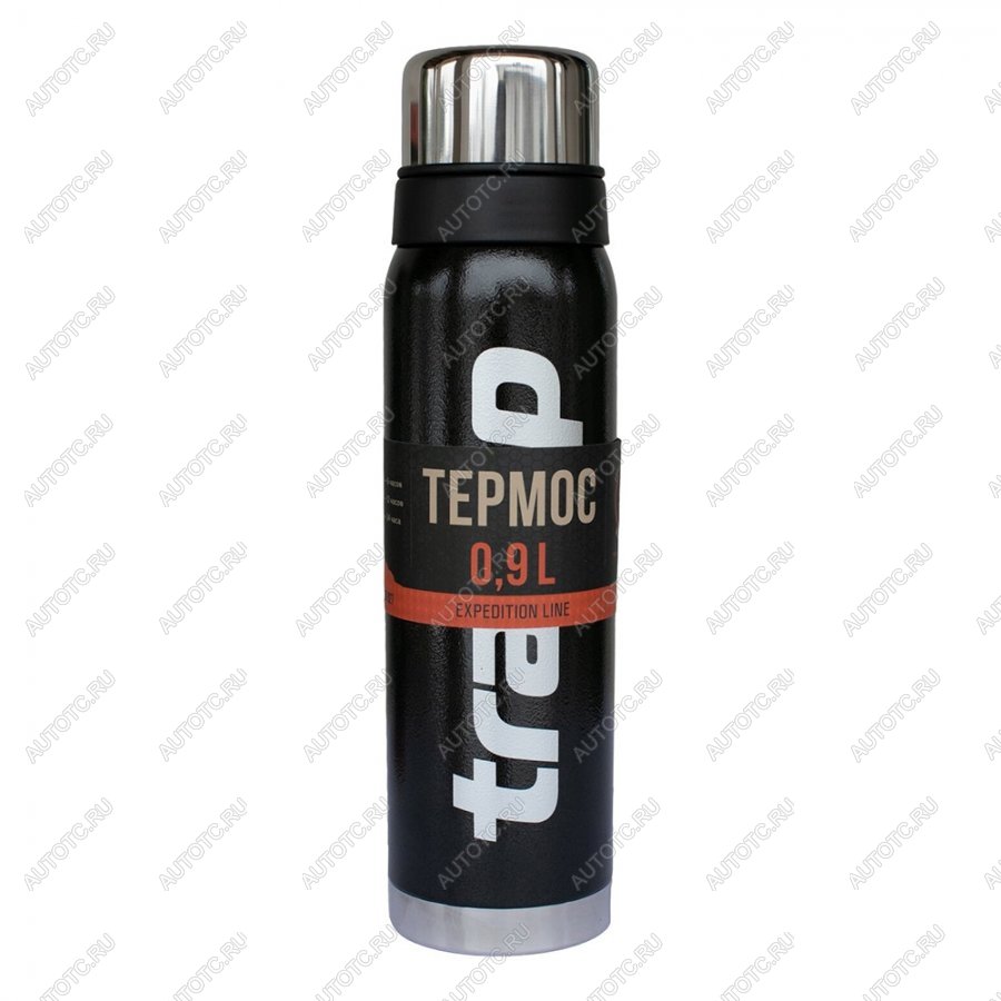 1 979 р. Термос TRAMP Expedition line 0.9 л., Черный  trc-027-9009  с доставкой в г. Воронеж