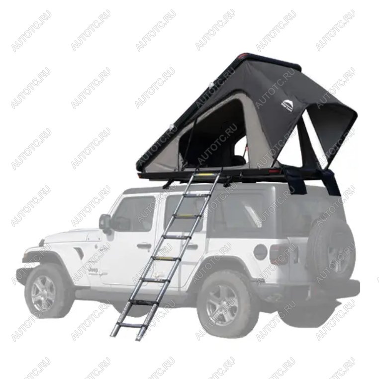 157 999 р. Палатка на крышу автомобиля Wild Land Bush Cruiser 120, лестница 210 см  201044  с доставкой в г. Воронеж