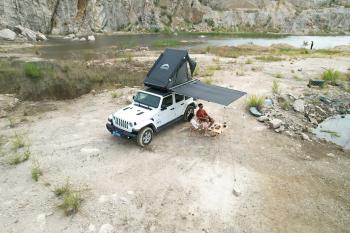 157 999 р. Палатка на крышу автомобиля Wild Land Bush Cruiser 120, лестница 210 см  201044  с доставкой в г. Воронеж. Увеличить фотографию 14