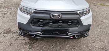 37 999 р. Бампер РИФ силовой передний Lada Niva Travel с защитой радиатора  rif123-10076  с доставкой в г. Воронеж. Увеличить фотографию 9