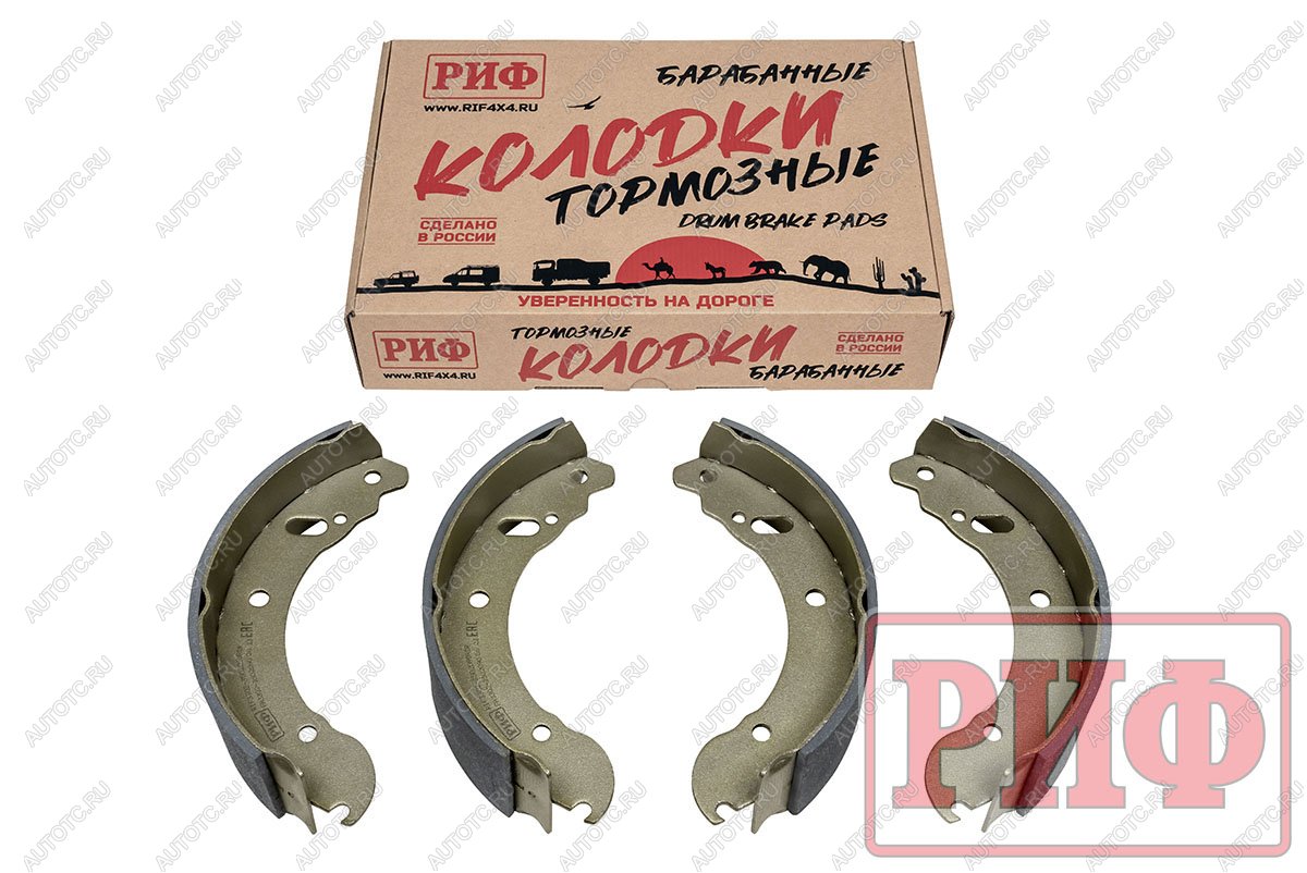 1 689 р. Колодки тормозные задние РИФ для ГАЗ Соболь (3302-3502090)  rif3302-3502090rdp  с доставкой в г. Воронеж