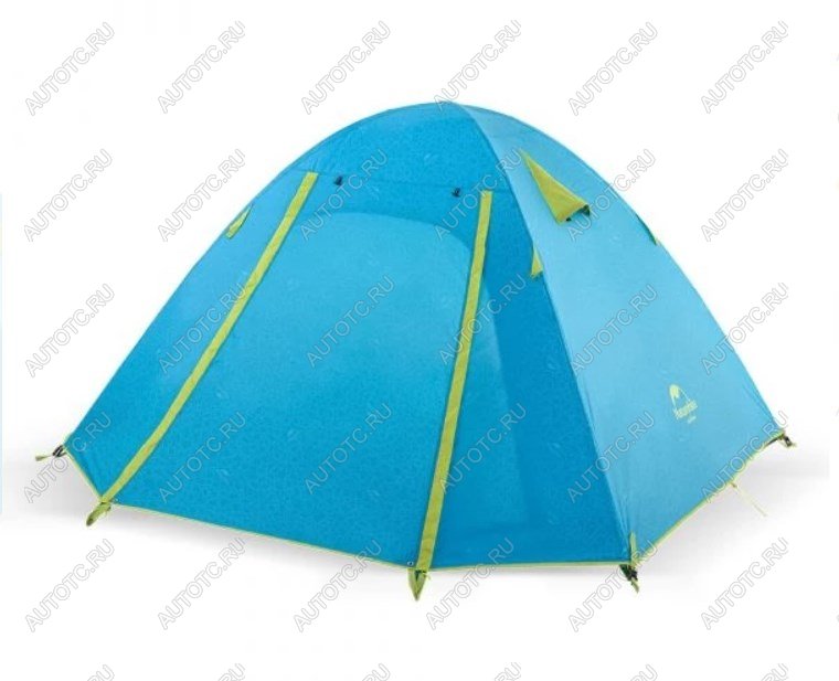 10 499 р. Палатка Naturehike P-Series 3-местная, алюминиевый каркас, голубая  nh18z033-p-3sbl  с доставкой в г. Воронеж