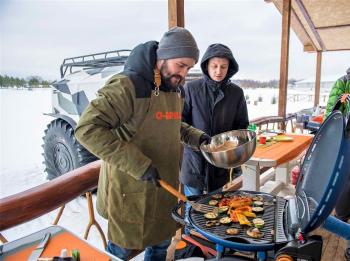 5 609 р. Фартук O-GRILL  grillapron  с доставкой в г. Воронеж. Увеличить фотографию 8