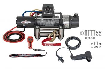 54 239 р. Лебёдка электрическая двухскоростная 12V Runva 10000 lbs 4500 кг  ewd10000s  с доставкой в г. Воронеж. Увеличить фотографию 5