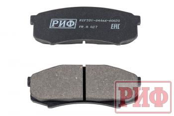 1 039 р. Колодки тормозные задние РИФ Toyota LC 105,120, Mitsubishi Pajero 3, 4 OEM 04466-60020, 04466-60010 , 4605A448  riftoy-04466-60020  с доставкой в г. Воронеж. Увеличить фотографию 3