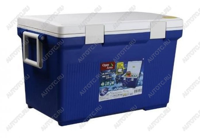 11 639 р. Термобокс IRIS Cooler Box CL-45, 45 литров, синийбелый  cl45  с доставкой в г. Воронеж