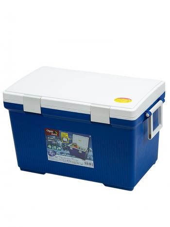 11 639 р. Термобокс IRIS Cooler Box CL-45, 45 литров, синийбелый  cl45  с доставкой в г. Воронеж. Увеличить фотографию 2