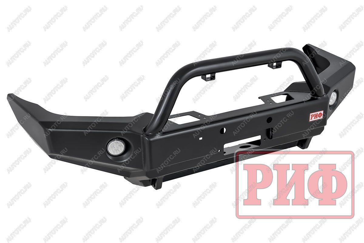 69 599 р. Бампер РИФ силовой передний Toyota Land Cruiser Prado 120 c доп. фарами, центральной дугой, защитой бачка омывателя  rif120-10170  с доставкой в г. Воронеж