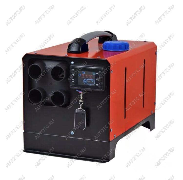 12 199 р. Отопитель автономный воздушный (переносной) 5kW12V 4 выхода, металл. корпус (КРАСНЫЙ), дизель  6125  с доставкой в г. Воронеж