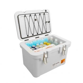 26 499 р. Термобокс IRIS HUGEL VACUUM COOLER BOX TC-40 Белый, 40 литров (55 часов)  vitc-40w  с доставкой в г. Воронеж. Увеличить фотографию 6