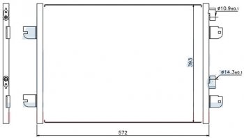 2 759 р. LOGAN (SANDERO 08-MEGANE 03-DUSTER 10-LARGUS 12-ALME 13-См ФОТО) КОНДЕНСАТОР КОНДИЦ БЕЗ ОСУШИТ. (Valeo) BODYPARTS rnlog08-931  с доставкой в г. Воронеж. Увеличить фотографию 1