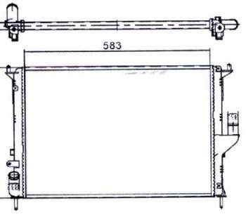 2 599 р. LOGAN (583X414X23mm SANDERO 08-DUSTER 10-LARGUS 12-ALMERA 13-) РАДИАТОР ОХЛАЖДЕН С КОНДИЦ BODYPARTS rnlog08-910  с доставкой в г. Воронеж. Увеличить фотографию 1