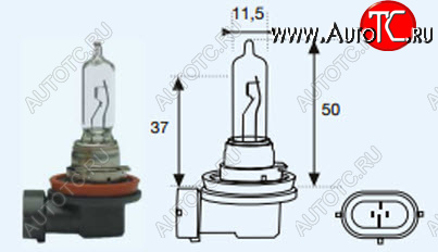 146 р. H9 (12V-65W  PGJ19-5) ЛАМПА УПАКОВКА (1 шт) BLICK BODYPARTS lp0h900-980-o  с доставкой в г. Воронеж