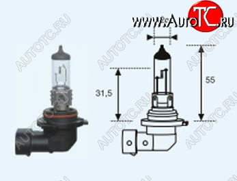 64 р. HB4 (12V-55W  P22D) ЛАМПА УПАКОВКА (1 шт) BLICK BODYPARTS lphb400-981-o  с доставкой в г. Воронеж
