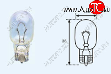 22 р. T15 (T15 12V-16W  W2.1x9.5d) ЛАМПА УПАКОВКА (10 шт) BLICK BODYPARTS lpt1500-980-t  с доставкой в г. Воронеж