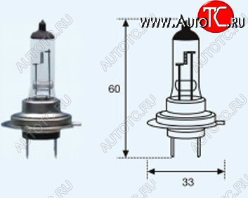 44 р. H7 (24V-70W  PX26D) ЛАМПА УПАКОВКА (1 шт) BLICK BODYPARTS lp0h700-982-o  с доставкой в г. Воронеж