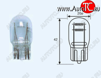 339 р. T20 (T20 12V-215W  W3x16q) ЛАМПА УПАКОВКА (10 шт) BLICK BODYPARTS lpt2000-982-t  с доставкой в г. Воронеж