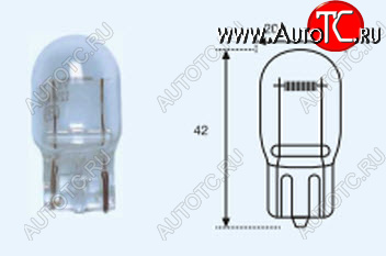 110 р. T20 (T20 12V-21W  W3x16d) ЛАМПА УПАКОВКА (10 шт) BLICK BODYPARTS lpt2000-980-t  с доставкой в г. Воронеж