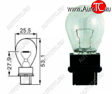 131 р. G25 (G25.5-27W  W2.5x16q) ЛАМПА УПАКОВКА (10 шт) BLICK BODYPARTS lpg2500-980-t  с доставкой в г. Воронеж
