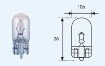 22 р. W3W (T10 24V-3W  W2.1x9.5d) ЛАМПА УПАКОВКА (10 шт) BLICK BODYPARTS lpw3w00-981-t  с доставкой в г. Воронеж. Увеличить фотографию 1
