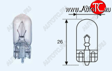 22 р. W3W (T10 24V-3W  W2.1x9.5d) ЛАМПА УПАКОВКА (10 шт) BLICK BODYPARTS lpw3w00-981-t  с доставкой в г. Воронеж