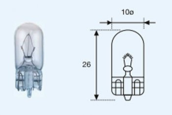 22 р. W5W (T10 24V-5W  W2.1x9.5d) ЛАМПА УПАКОВКА (10 шт) BLICK BODYPARTS lpw5w00-983-t  с доставкой в г. Воронеж. Увеличить фотографию 1