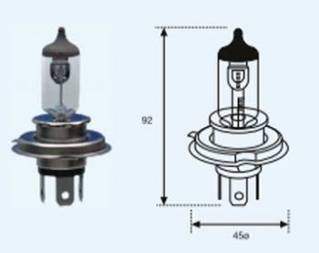 168 р. H4 (12V-60-55W  P43T) ЛАМПА УПАКОВКА (1 шт) SELUM BODYPARTS lp0h400-980-o  с доставкой в г. Воронеж. Увеличить фотографию 1