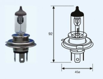 212 р. H4 (12V-60-55W  P43T Long Life) ЛАМПА УПАКОВКА (1 шт) SELUM BODYPARTS lp0h400-981-o  с доставкой в г. Воронеж. Увеличить фотографию 1