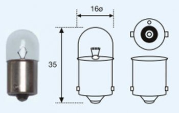299 р. P15W (12V-15W  BA15s) ЛАМПА УПАКОВКА (10 шт) SELUM BODYPARTS lp15w00-980-t  с доставкой в г. Воронеж. Увеличить фотографию 1