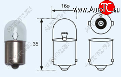 299 р. P15W (12V-15W  BA15s) ЛАМПА УПАКОВКА (10 шт) SELUM BODYPARTS lp15w00-980-t  с доставкой в г. Воронеж