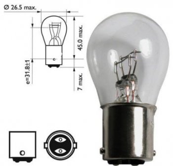 299 р. P215W (12V-215W  BA15d) ЛАМПА УПАКОВКА (10 шт) SELUM BODYPARTS lp21500-980-t  с доставкой в г. Воронеж. Увеличить фотографию 1