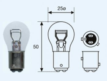 349 р. P214W (12V-214W  BAZ15d) ЛАМПА УПАКОВКА (10 шт) SELUM BODYPARTS lp21400-980-t  с доставкой в г. Воронеж. Увеличить фотографию 1