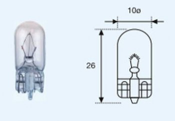 22 р. W3W (T10 12V-3W  W2.1x9.5d) ЛАМПА УПАКОВКА (10 шт) BLICK BODYPARTS lpw3w00-980-t  с доставкой в г. Воронеж. Увеличить фотографию 1