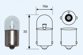 63 р. R5W (T16 12V-5W  BA15s) ЛАМПА УПАКОВКА (10 шт) BLICK BODYPARTS lpr0500-980-t  с доставкой в г. Воронеж. Увеличить фотографию 1