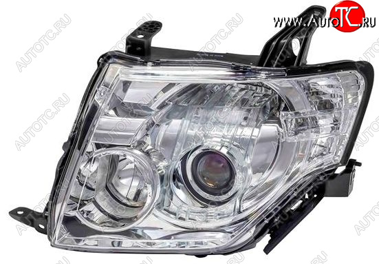 12 499 р. Левая фара (под корректор) BodyParts  Mitsubishi Pajero  4 V80 (2006-2011) дорестайлинг  с доставкой в г. Воронеж