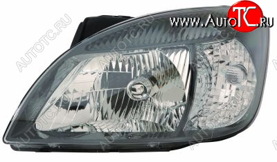 9 999 р. Левая фара (c электрокорректором) DEPO KIA Rio 2 JB дорестайлинг седан (2005-2009)  с доставкой в г. Воронеж