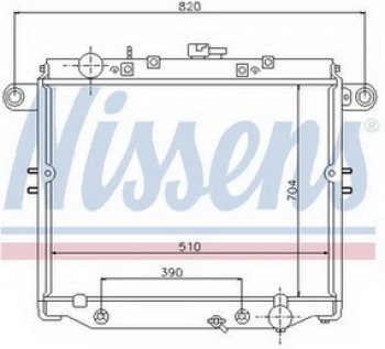 7 849 р. LANDCRUISER (2UZFE (LX470 02-)) РАДИАТОР ОХЛАЖДЕН AT 4.7 BODYPARTS tylan98-910  с доставкой в г. Воронеж. Увеличить фотографию 1