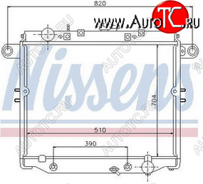 23 399 р. LANDCRUISER {2UZFE (LX470 02-)} РАДИАТОР ОХЛАЖДЕН AT 4.7 (KOYO) KOYORAD tylan98-911  с доставкой в г. Воронеж