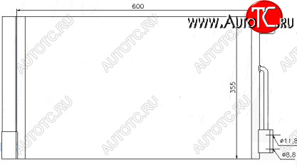 4 599 р. CORSA КОНДЕНСАТОР КОНДИЦ (см.каталог) BODYPARTS opcor06-931  с доставкой в г. Воронеж