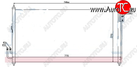 3 499 р. MURANO КОНДЕНСАТОР КОНДИЦ BODYPARTS nnmur03-930  с доставкой в г. Воронеж