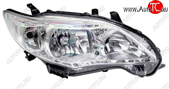 8 549 р. Правая фара (под корректор) BodyParts  Toyota Corolla  E150 (2009-2013) седан рестайлинг  с доставкой в г. Воронеж