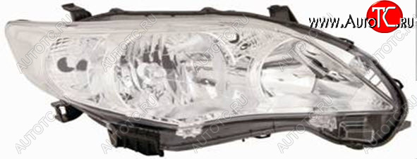 8 349 р. Правая фара (под корректор) BodyParts Toyota Corolla E150 седан рестайлинг (2009-2013)  с доставкой в г. Воронеж