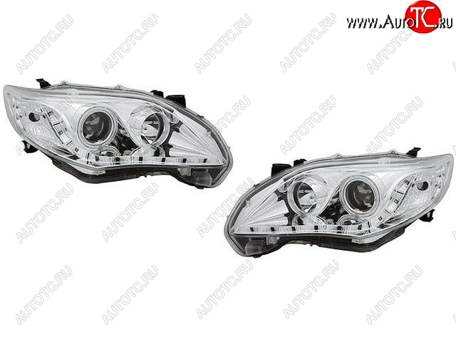 33 899 р. COROLLA ФАРА Л+П (КОМПЛЕКТ) (СЕДАН) ТЮНИНГ ЛИНЗОВАН (DEVIL EYES) С СВЕТЯЩ ОБОДК +- ПКОРРЕКТОР ВНУТРИ ХРОМ EAGLE EYES tycrl10-002h-n  с доставкой в г. Воронеж