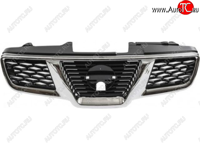 3 599 р. QASHQAI РЕШЕТКА РАДИАТОРА С ХРОМ МОЛДИНГ (Тайвань) СЕРЕБРИСТ GORDON nnqas07-100s  с доставкой в г. Воронеж