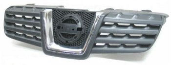 3 179 р. QASHQAI {Tekna} РЕШЕТКА РАДИАТОРА С ХРОМ МОЛДИНГ (Тайвань) ЧЕРН TYG nnqas07-101b  с доставкой в г. Воронеж. Увеличить фотографию 1