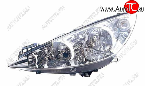 13 699 р. Левая фара (c электрокорректором) DEPO Peugeot 308 T7 хэтчбек 5 дв. дорестайлинг (2007-2011)  с доставкой в г. Воронеж