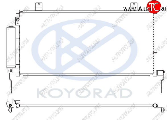 9 399 р. GALANT КОНДЕНСАТОР КОНДИЦ (KOYO) KOYORAD mbgal04-931  с доставкой в г. Воронеж